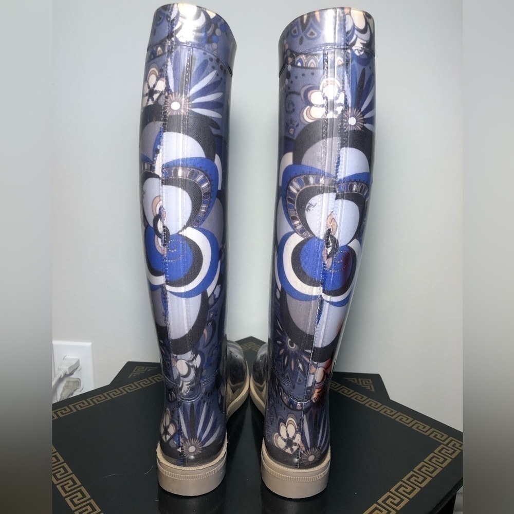 Emilio Pucci Rain Boots Women's Size 37 (7) - Picture 6 of 9
